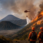 Mount Bromo Wildfire Spreads Across 520 Hectares, Indonesia Closes Tourist Access
